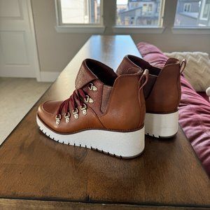 Cole Haan ZeroGrand Waterproof Wedge Hiker Boot | Size 8.5